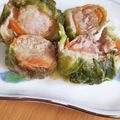 えりこ82☆'s cooksnap of when they made 野菜入りロールステーキ.
