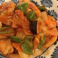 ずぼら新米主婦's cooksnap of when they made 豚こまと長芋で揚げない酢豚.