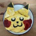 なりのり１３'s cooksnap of when they made ポケモン ピカチュウのオムライス.