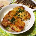 なすのお漬物's cooksnap of when they made ネギたっぷり☆鶏の照り焼き丼.
