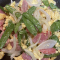 ☆ドキンちゃん☆”'s cooksnap of when they made 簡単♡ベーコンとさやえんどうの卵とじ.