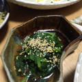 豆乳pudding's cooksnap of when they made にらの中華風おひたし.