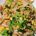 とかげのおかあさん's cooksnap of when they made 簡単に♪豚肉と小松菜の卵とじ炒め.