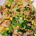 とかげのおかあさん's cooksnap of when they made 簡単に♪豚肉と小松菜の卵とじ炒め.