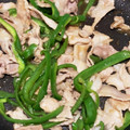 ♡37♡'s cooksnap of when they made 豚肉とピーマンの炒めもの.