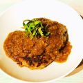 Cherishy's cooksnap of when they made 豆腐入り和風ハンバーグ☆シソおろしポン酢.