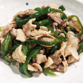 ＊みりんみりん＊'s cooksnap of when they made 豚肉とピーマンの炒めもの.