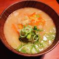 azbjbn's cooksnap of when they made 春キャベツと切り干し大根の味噌汁.