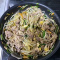 わかめ村's cooksnap of when they made 簡単！ふわたまニラもやし炒め.