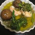 環ーたまきー's cooksnap of when they made アヒージョ☆エビマッシュルームブロッコリ.