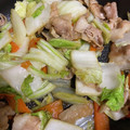 ［むぎ］'s cooksnap of when they made 白菜と豚肉の中華炒め.