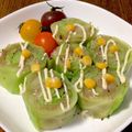 ✿ykyk✿'s cooksnap of when they made 生ハムのくるくるキャベツ巻きサラダ.