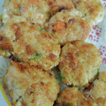 のりのんち's cooksnap of when they made 豆腐☆ほうれん草☆エビの揚げ団子♪♪.