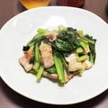 居酒屋まるみ's cooksnap of when they made 豚バラと小松菜のウェイパー炒め.