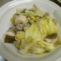 由芽15's cooksnap of when they made 豚肉とキャベツのねぎ塩炒め.