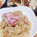 わかポン☆'s cooksnap of when they made ☆焼肉のタレで☆山芋炒飯.