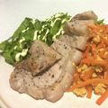 クックSAUA8H☆'s cooksnap of when they made 厚切り豚ロースのハーブオイル系冷凍下味.