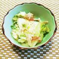 ﾁｲﾁｬﾝﾏﾏ's cooksnap of when they made 白菜とベーコンの巣篭り卵♡.