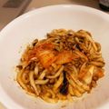 ケニクロ's cooksnap of when they made 納豆キムチ海苔の仲良しうどん♪.