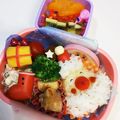 さきっちょ617's cooksnap of when they made クリスマスサンタさん弁当★簡単！キャラ弁.