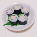 まあまま☆0403's cooksnap of when they made 魚肉ソーセージで、太巻き.