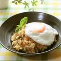 ももいろさくら's cooksnap of when they made ＊焦がし挽き肉のバジルごはん＊.