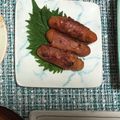 Laufen's cooksnap of when they made ウインナーの生ハム巻き焼き✿.