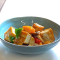 かっちゃん杉's cooksnap of when they made 厚揚げ・ピーマン・しめじの甘酢餡掛け.
