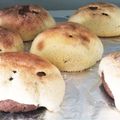 キャラメグ♪'s cooksnap of when they made バリッともちふわメロンパン.
