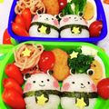 S＊mama♡'s cooksnap of when they made キャラ弁＊簡単♪ツインズパンダちゃん弁当.