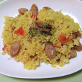 ぼくグディ's cooksnap of when they made 香薫ウインナーとシーフードのパエリア.