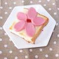 クックA2H383☆'s cooksnap of when they made ♡春のギョニソお花トースト♡.