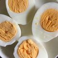 Yuiko722's cooksnap of when they made 冷蔵庫から出したて卵deゆで卵～我が家流.