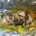 aizu_po's cooksnap of when they made 鮭(白身魚)の麺つゆマヨのホイル焼き.