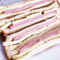 平井道子's cooksnap of when they made サンドイッチ　ハム×チーズ.