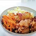 今日の勝家御膳's cooksnap of when they made キャベツと人参の豚から揚げ.