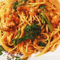 あゆれなりょう's cooksnap of when they made さば缶使いの簡単トマトソースパスタ.