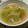 Halü★mama's cooksnap of when they made レタスとカニかまのかきたまスープ.