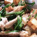 goopaku's cooksnap of when they made 鶏もも肉と厚揚げとニラの香味炒め.