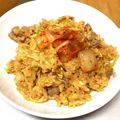 nao☆aya's cooksnap of when they made 一工夫で激ウマっ！！☆キムチチャーハン☆.