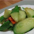 ミントチョコ's cooksnap of when they made (∵)屋：胡瓜のごま油炒め.