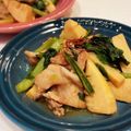 ぷりん✲まろん's cooksnap of when they made 小松菜とタケノコと豚バラ炒め.