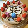 hatz8888's cooksnap of when they made チョコ生デコレーションケーキ.