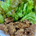 mika3773's cooksnap of when they made フォアグラ？白レバーのバルサミコ酢ソテー.