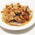 ✯聖夢✯'s cooksnap of when they made 鶏もも肉&もやし～ステーキソースがけ～.