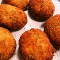 みちばたの花's cooksnap of when they made 春の味★菜の花コロッケ★２種.