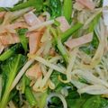 しお136's cooksnap of when they made 豚もやしほうれん草の春雨炒め。ダイエット.