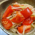 ぼびぃ's cooksnap of when they made トマトともやしの前菜.