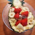 らぶしょこら's cooksnap of when they made パイナップルのお皿　切り方.