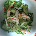 クックBVMQ3O☆'s cooksnap of when they made 超簡単　きゅうりとカニカマの酢の物.
